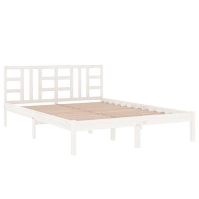 vidaXL Bed Frame without Mattress 183x203 cm King Solid Wood