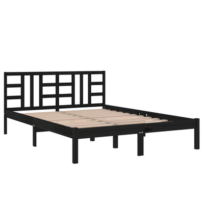 vidaXL Bed Frame without Mattress 183x203 cm King Solid Wood