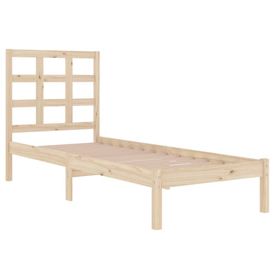 vidaXL Bed Frame without Mattress 90x190 cm Solid Wood