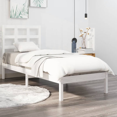 vidaXL Bed Frame without Mattress 90x190 cm Solid Wood
