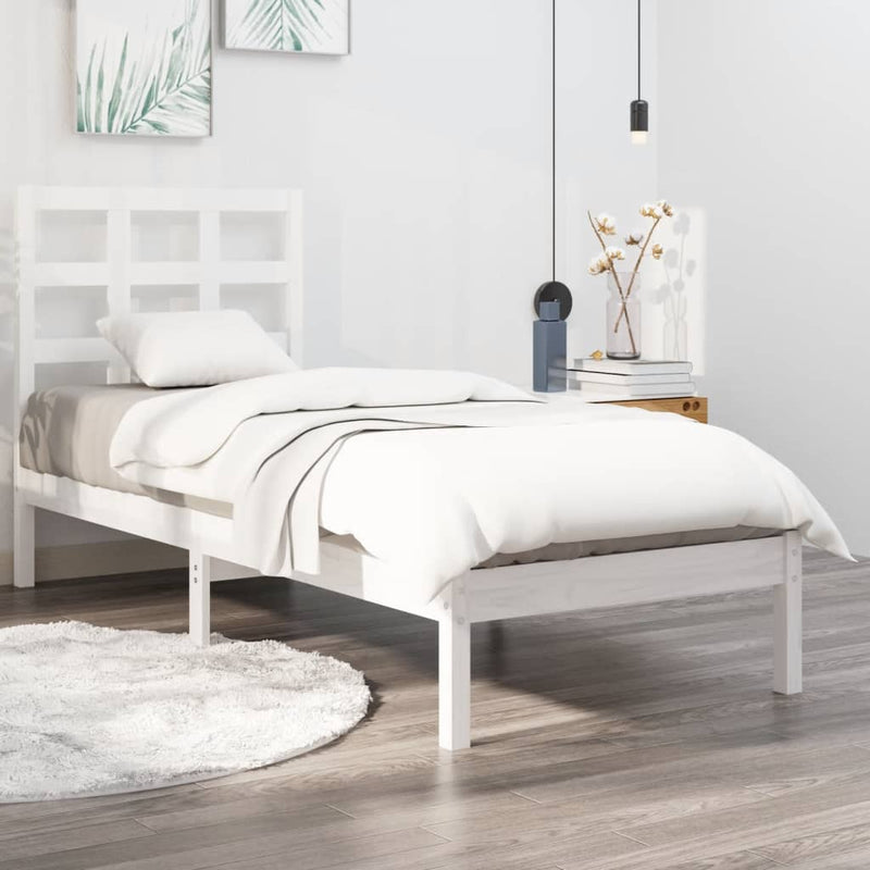vidaXL Bed Frame without Mattress 90x190 cm Solid Wood