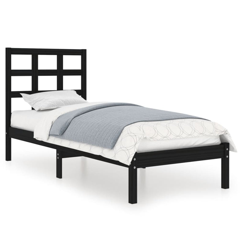 vidaXL Bed Frame without Mattress 90x190 cm Solid Wood