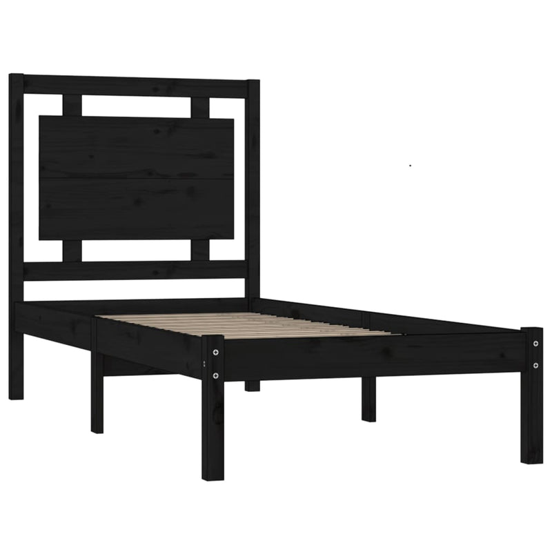 vidaXL Bed Frame without Mattress 90x190 cm Solid Wood