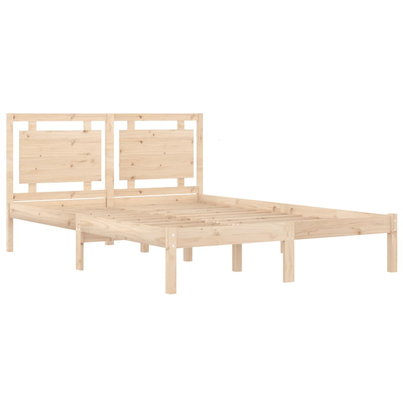 vidaXL Bed Frame without Mattress 150x200 cm Solid Wood