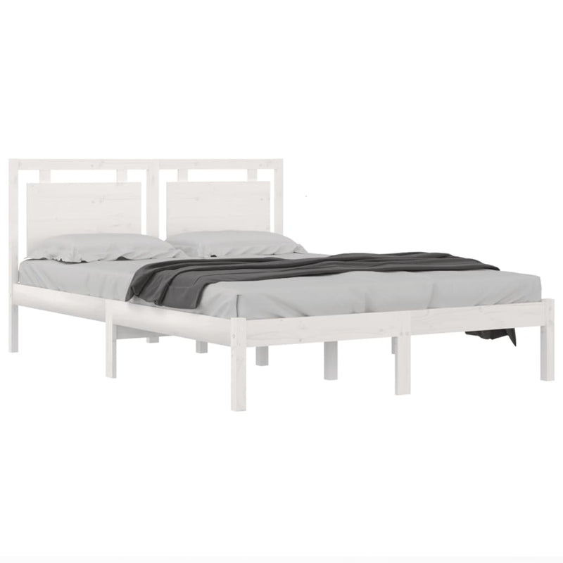 vidaXL Bed Frame without Mattress 150x200 cm Solid Wood
