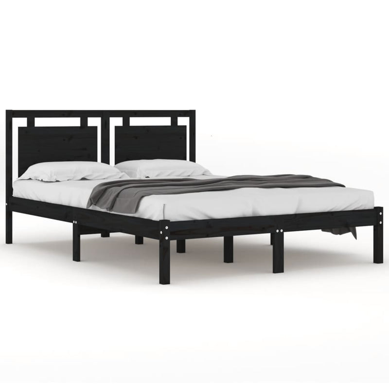 vidaXL Bed Frame without Mattress 150x200 cm Solid Wood