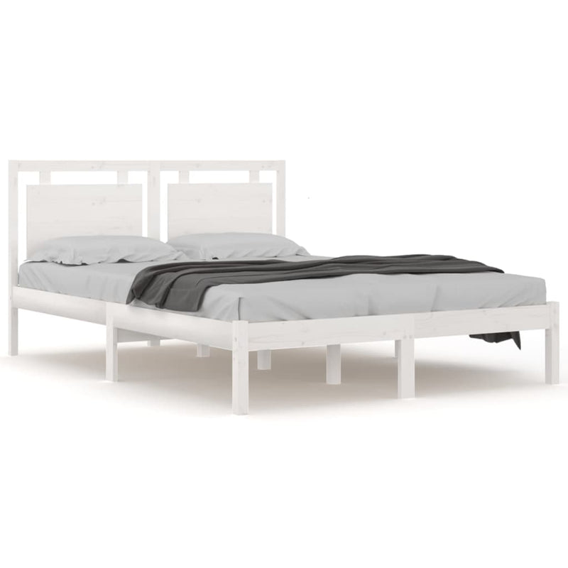 vidaXL Bed Frame without Mattress 183x203 cm King Solid Wood