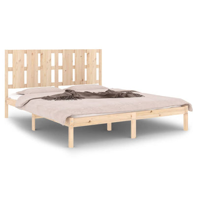 vidaXL Bed Frame without Mattress 150x200 cm Solid Wood