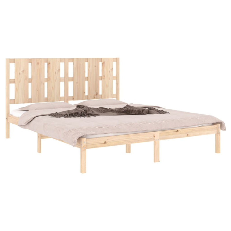 vidaXL Bed Frame without Mattress 150x200 cm Solid Wood