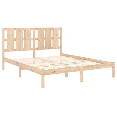 vidaXL Bed Frame without Mattress 150x200 cm Solid Wood