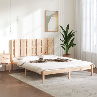vidaXL Bed Frame without Mattress 150x200 cm Solid Wood