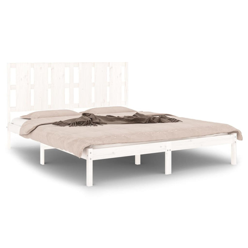 vidaXL Bed Frame without Mattress 150x200 cm Solid Wood