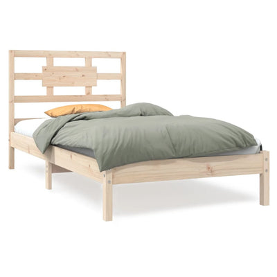 vidaXL Bed Frame without Mattress 90x190 cm Solid Wood