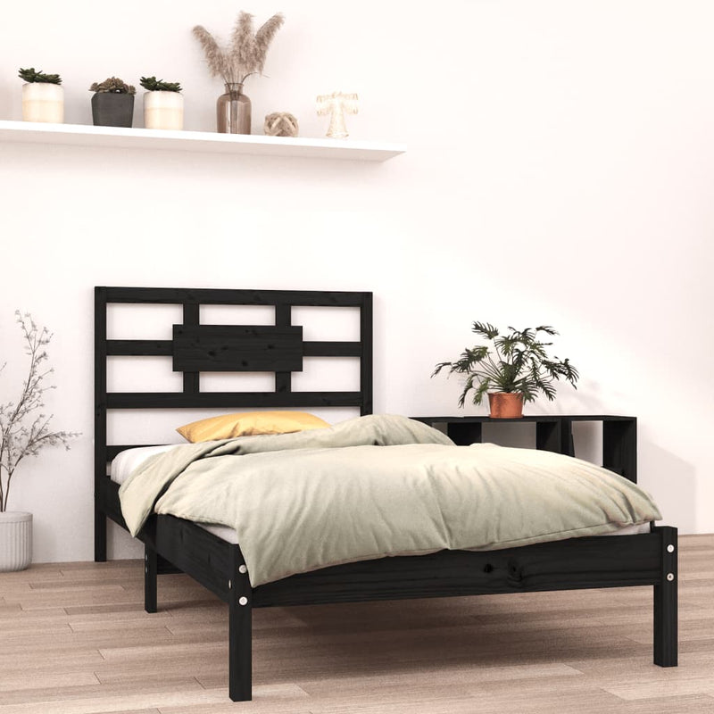 vidaXL Bed Frame without Mattress 90x190 cm Solid Wood