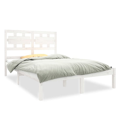 vidaXL Bed Frame without Mattress 135x190 cm Solid Wood