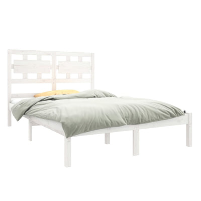 vidaXL Bed Frame without Mattress 135x190 cm Solid Wood