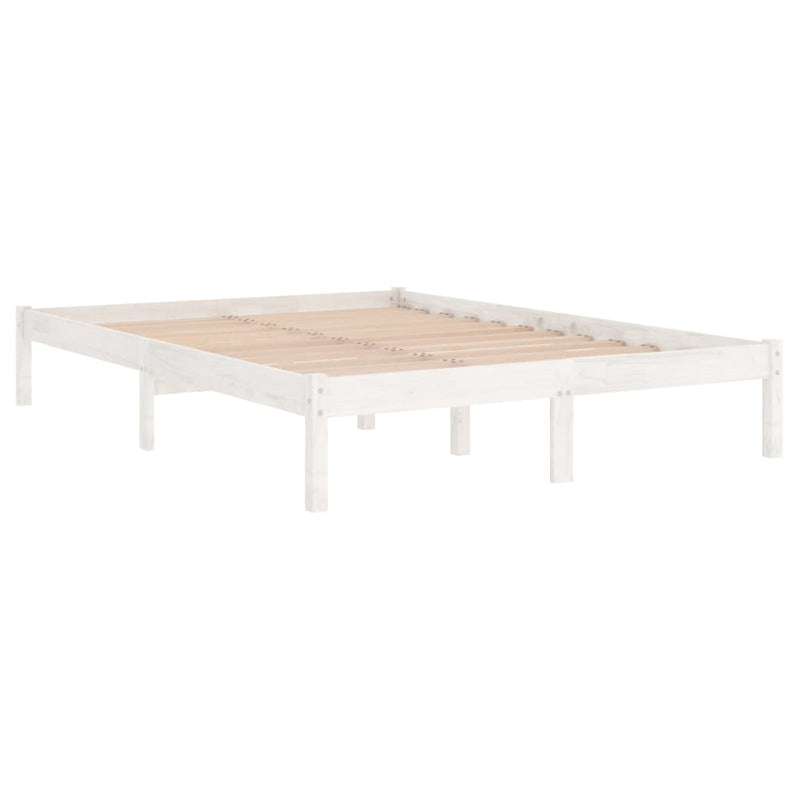 vidaXL Bed Frame without Mattress 135x190 cm Solid Wood