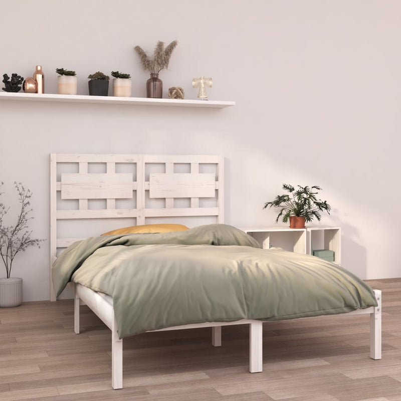 vidaXL Bed Frame without Mattress 135x190 cm Solid Wood