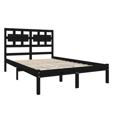 vidaXL Bed Frame without Mattress 135x190 cm Solid Wood
