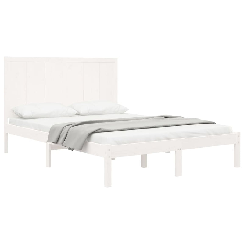 vidaXL Bed Frame without Mattress 135x190 cm Solid Wood Pine