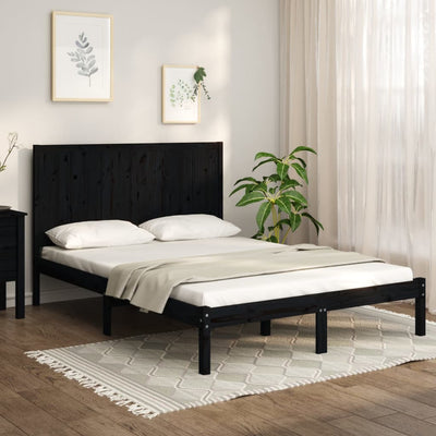 vidaXL Bed Frame without Mattress 150x200 cm Solid Wood Pine