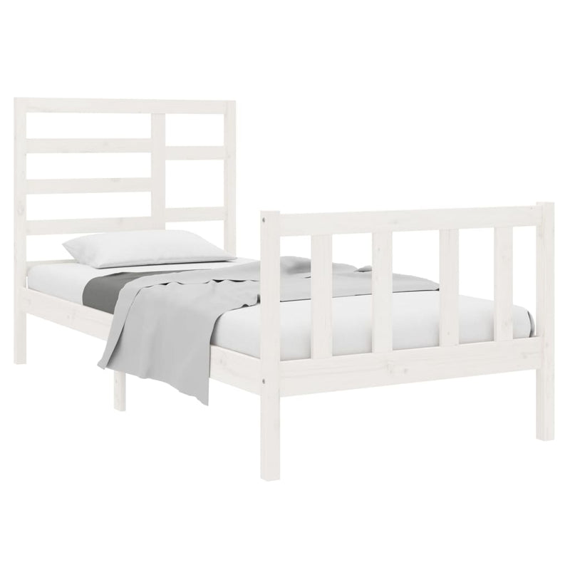 vidaXL Bed Frame without Mattress Solid Wood 90x190 cm