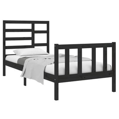 vidaXL Bed Frame without Mattress Solid Wood 90x190 cm