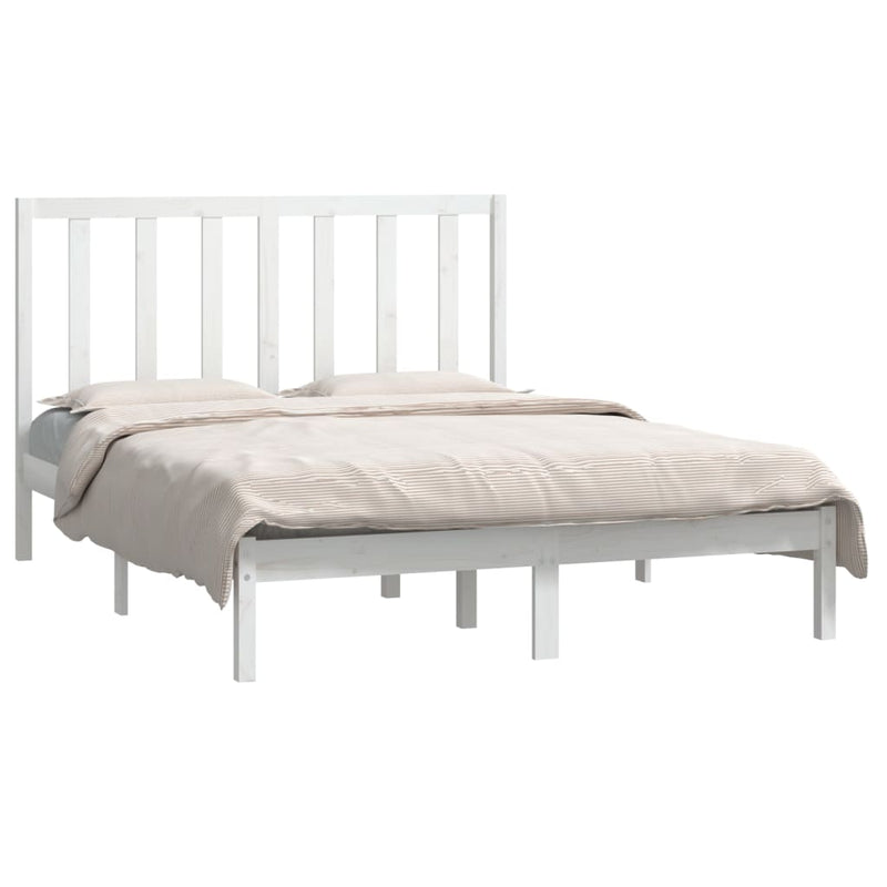 vidaXL Bed Frame without Mattress 135x190 cm Solid Wood Pine