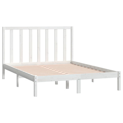 vidaXL Bed Frame without Mattress 135x190 cm Solid Wood Pine