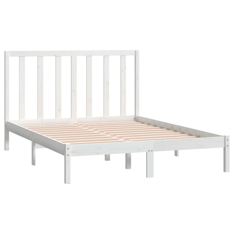 vidaXL Bed Frame without Mattress 135x190 cm Solid Wood Pine