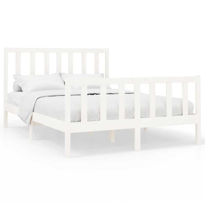 vidaXL Bed Frame without Mattress 150x200 cm Solid Wood Pine