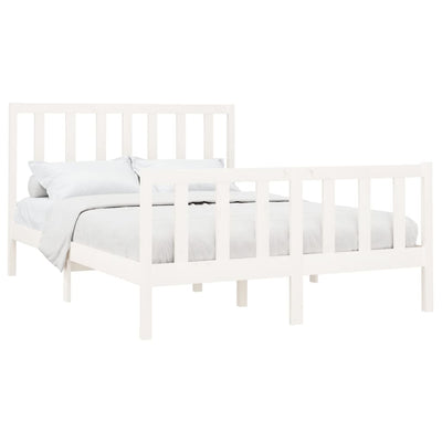 vidaXL Bed Frame without Mattress 150x200 cm Solid Wood Pine