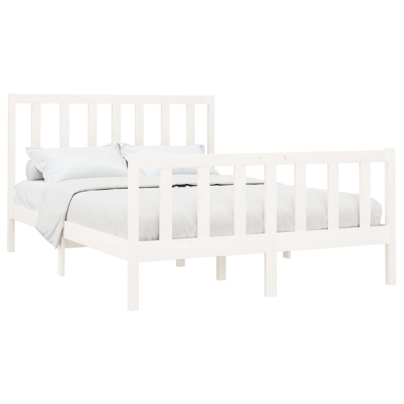 vidaXL Bed Frame without Mattress 150x200 cm Solid Wood Pine