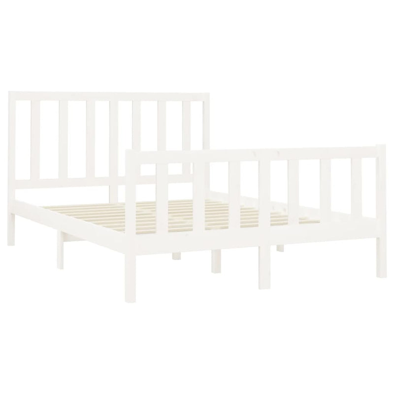 vidaXL Bed Frame without Mattress 150x200 cm Solid Wood Pine