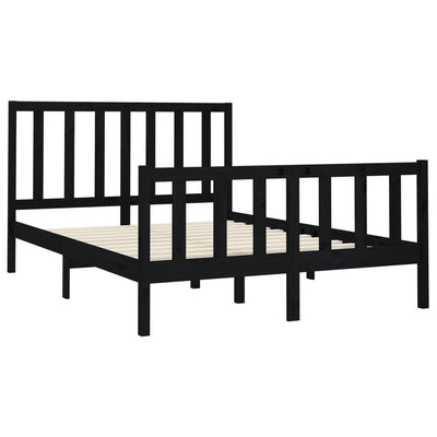 vidaXL Bed Frame without Mattress 150x200 cm Solid Wood Pine