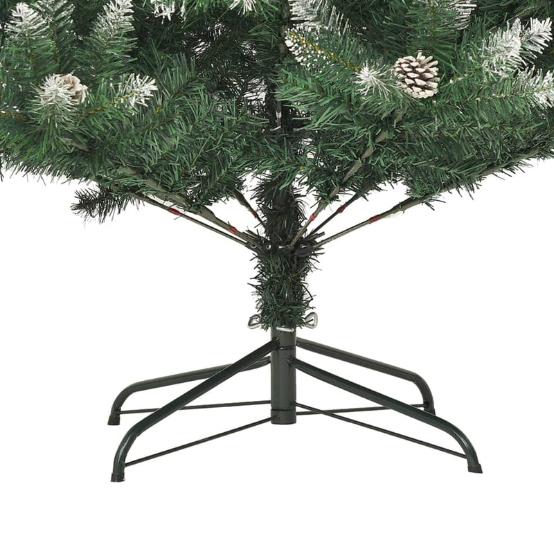 vidaXL Artificial Christmas Tree with Stand 210 cm PVC
