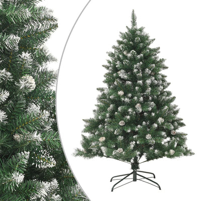 vidaXL Artificial Christmas Tree with Stand 210 cm PVC