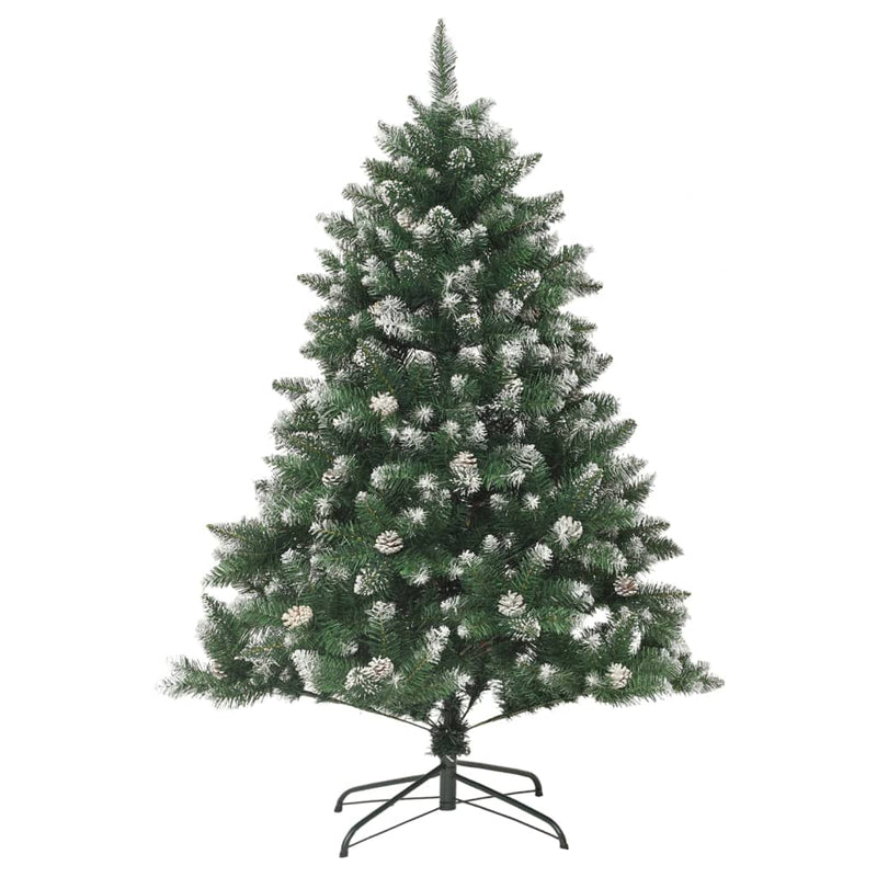 vidaXL Artificial Christmas Tree with Stand 210 cm PVC