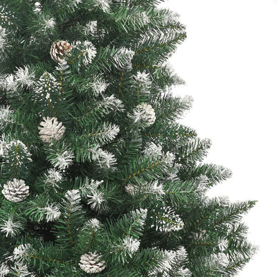 vidaXL Artificial Christmas Tree with Stand 210 cm PVC