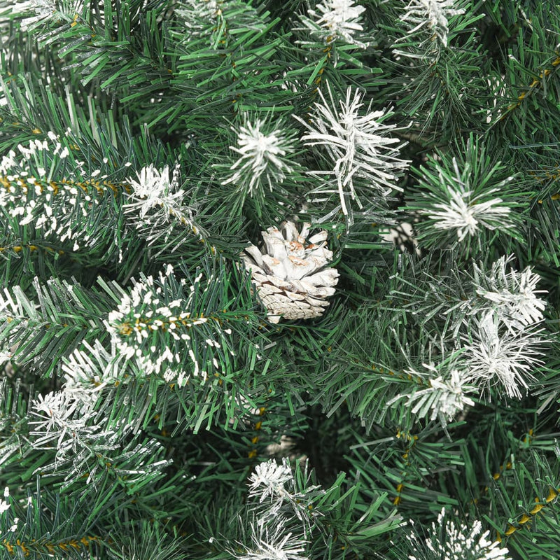 vidaXL Artificial Christmas Tree with Stand 210 cm PVC