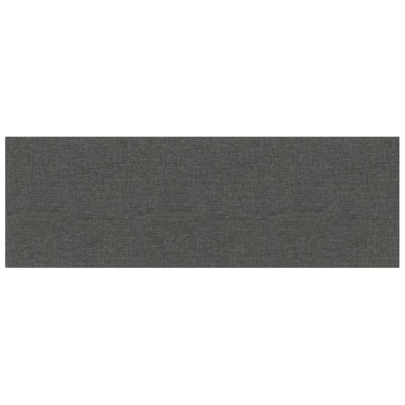 vidaXL Wall Panels 12 pcs Dark Grey 30x30 cm Fabric 1.08 m²