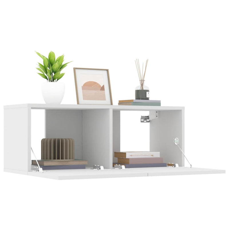 vidaXL TV Cabinets 2 pcs Smoked Oak 80x30x30 cm Engineered Wood