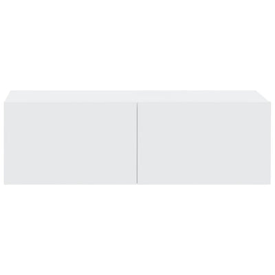 vidaXL Wall TV Cabinets 2 pcs Smoked Oak 100x30x30 cm Engineered Wood