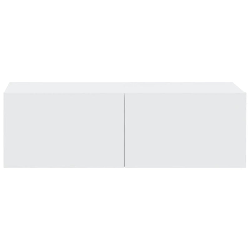 vidaXL Wall TV Cabinets 2 pcs Smoked Oak 100x30x30 cm Engineered Wood