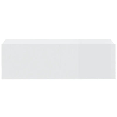 vidaXL Wall TV Cabinets 2 pcs Smoked Oak 100x30x30 cm Engineered Wood