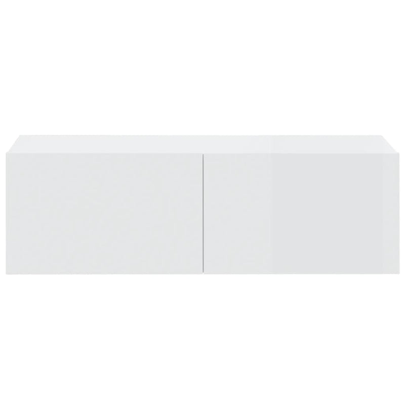 vidaXL Wall TV Cabinets 2 pcs Smoked Oak 100x30x30 cm Engineered Wood