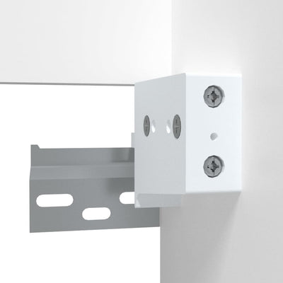 vidaXL Bathroom Cabinet with Mirror Smoked Oak 41x38.5x48 cm