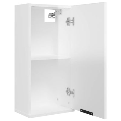 vidaXL Wall-mounted Bathroom Cabinet Smoked Oak 32x20x67 cm