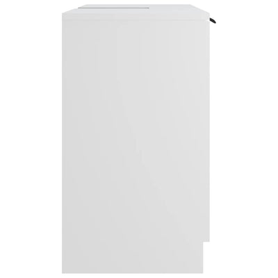 vidaXL Bathroom Cabinet Smoked Oak 64.5x33.5x59 cm Engineered Wood