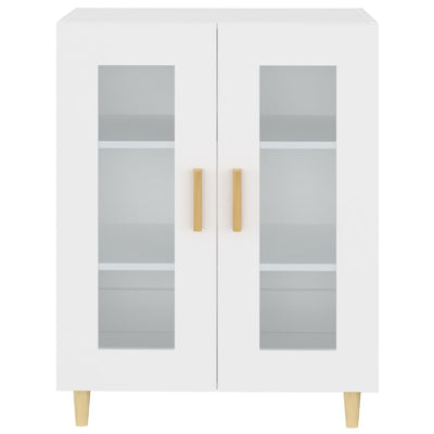 vidaXL Sideboard Smoked Oak 69.5x34x90 cm Engineered Wood